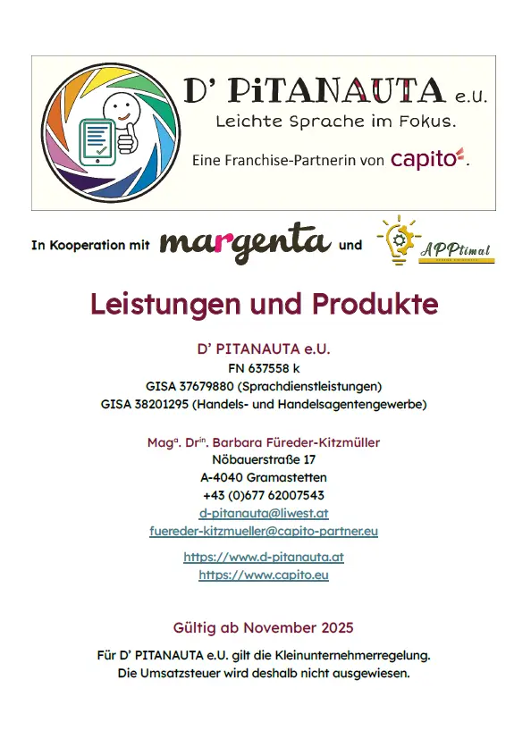 Vorschau Titelblatt Leistungskatalog