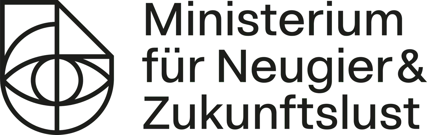 Logo Ministerium für Neugier und Zukunftslust